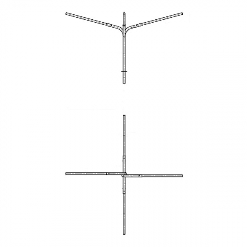 К8-1,5-1,5-1-1 кронштейн четырехрожковый